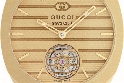 orologi gucci special 25 anni|L’esordio di Gucci in Alta Orologeria .